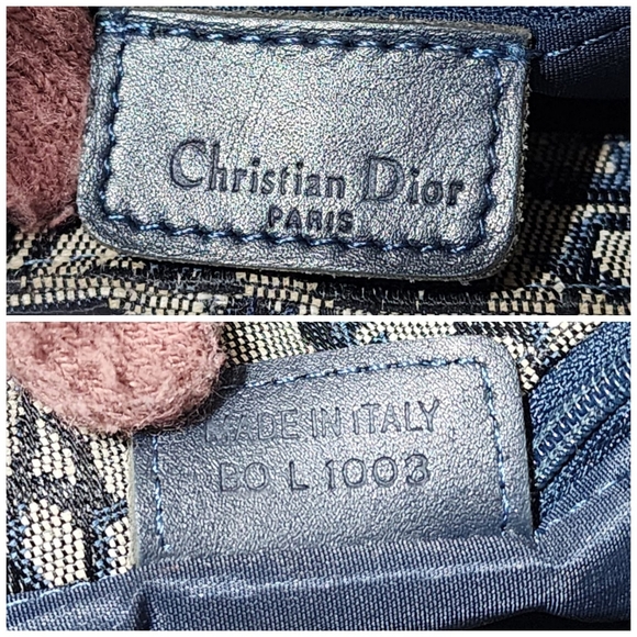 CHRISTIAN DIOR Monogram Flap Messenger Navy Blue - Picture 4 of 16